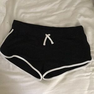 H&M Black Sweat-shorts